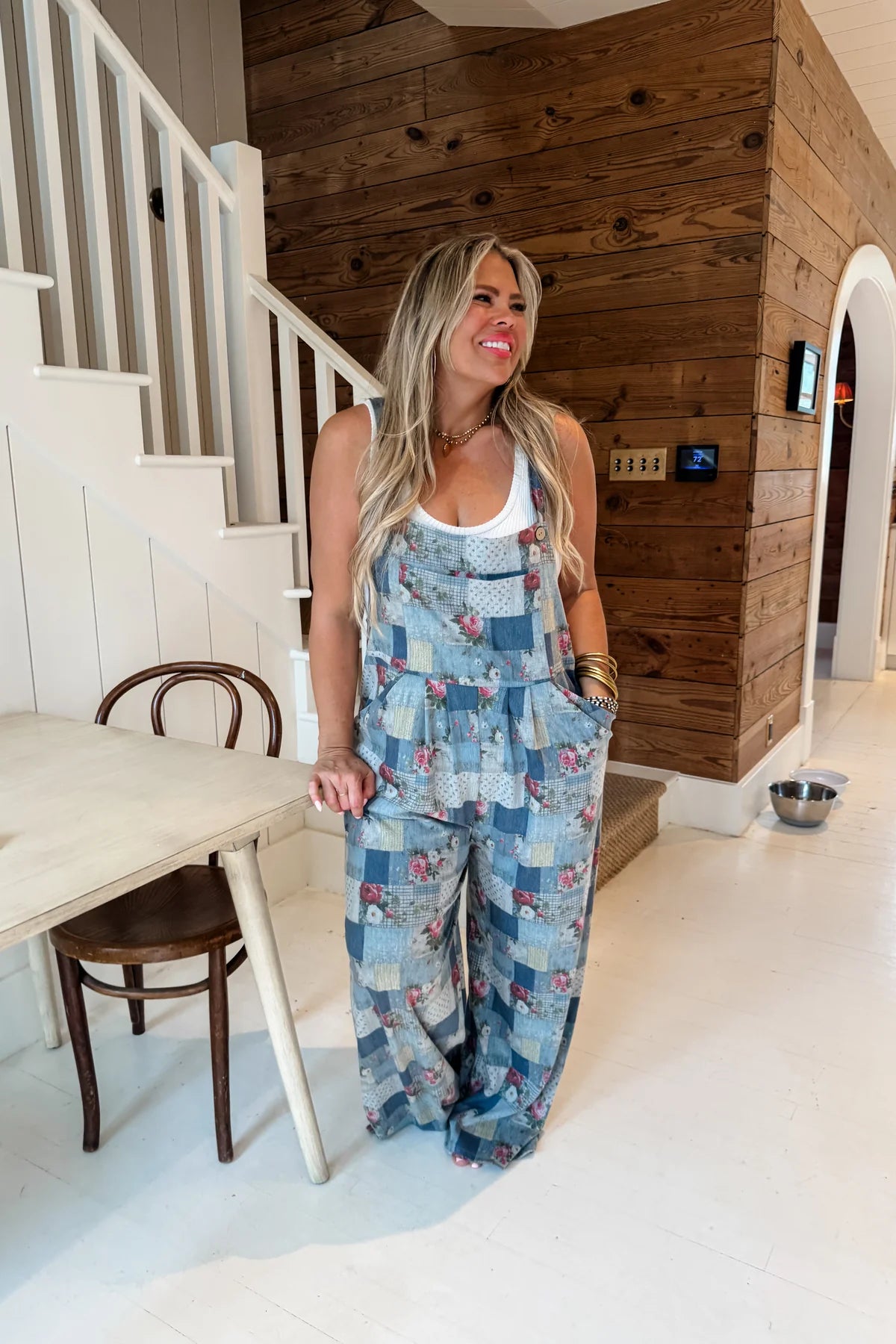 Blakeley Blue Meadow Denim Overalls