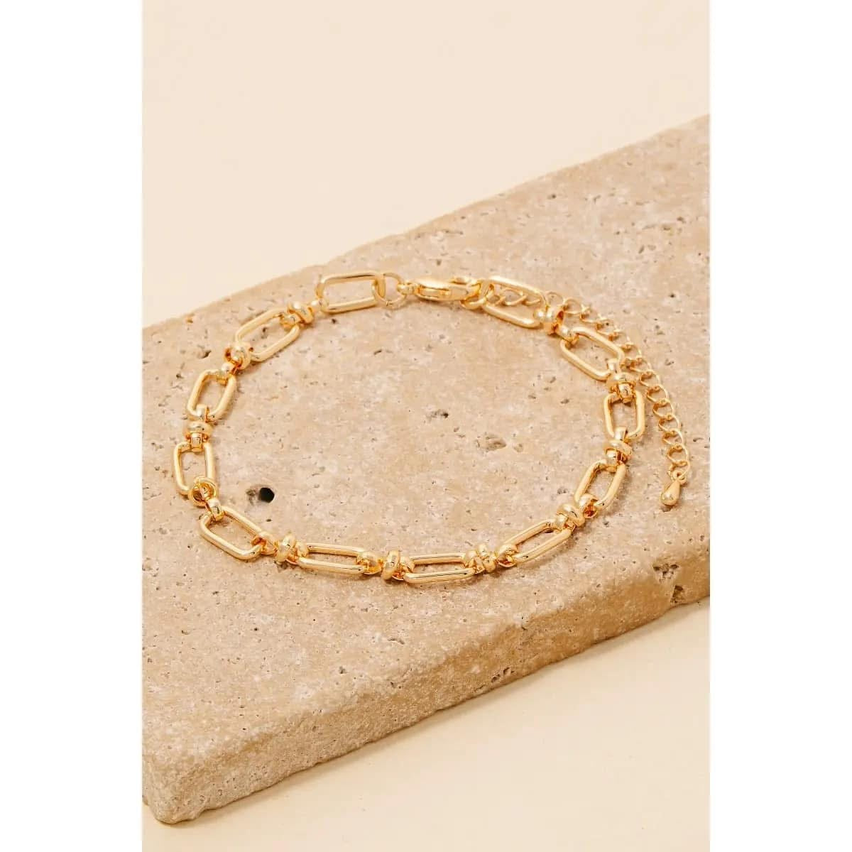 Oval Chain Link Bracelet