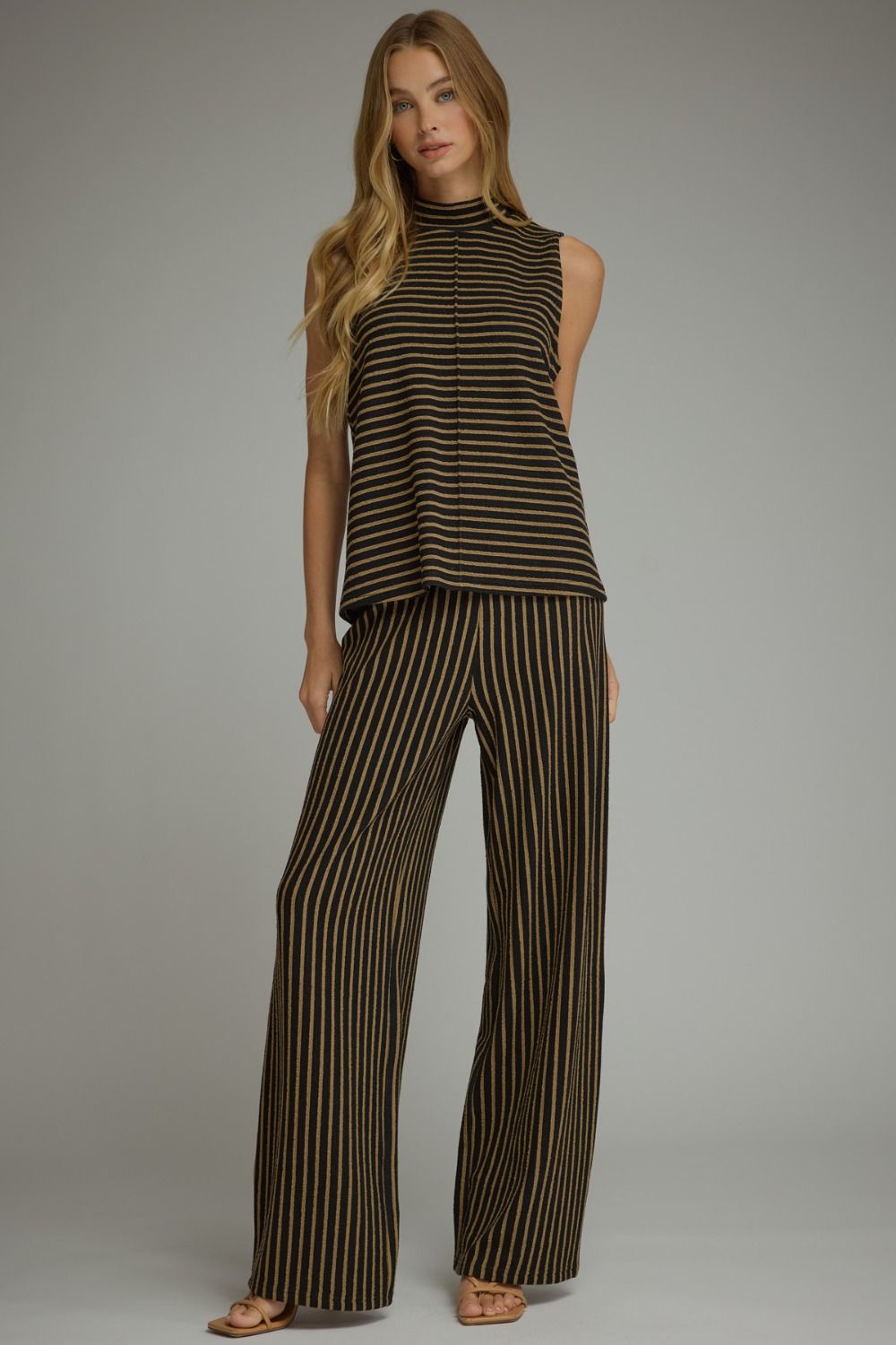 Entro Stretchy Striped Pants