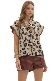 Untamed Leopard Top