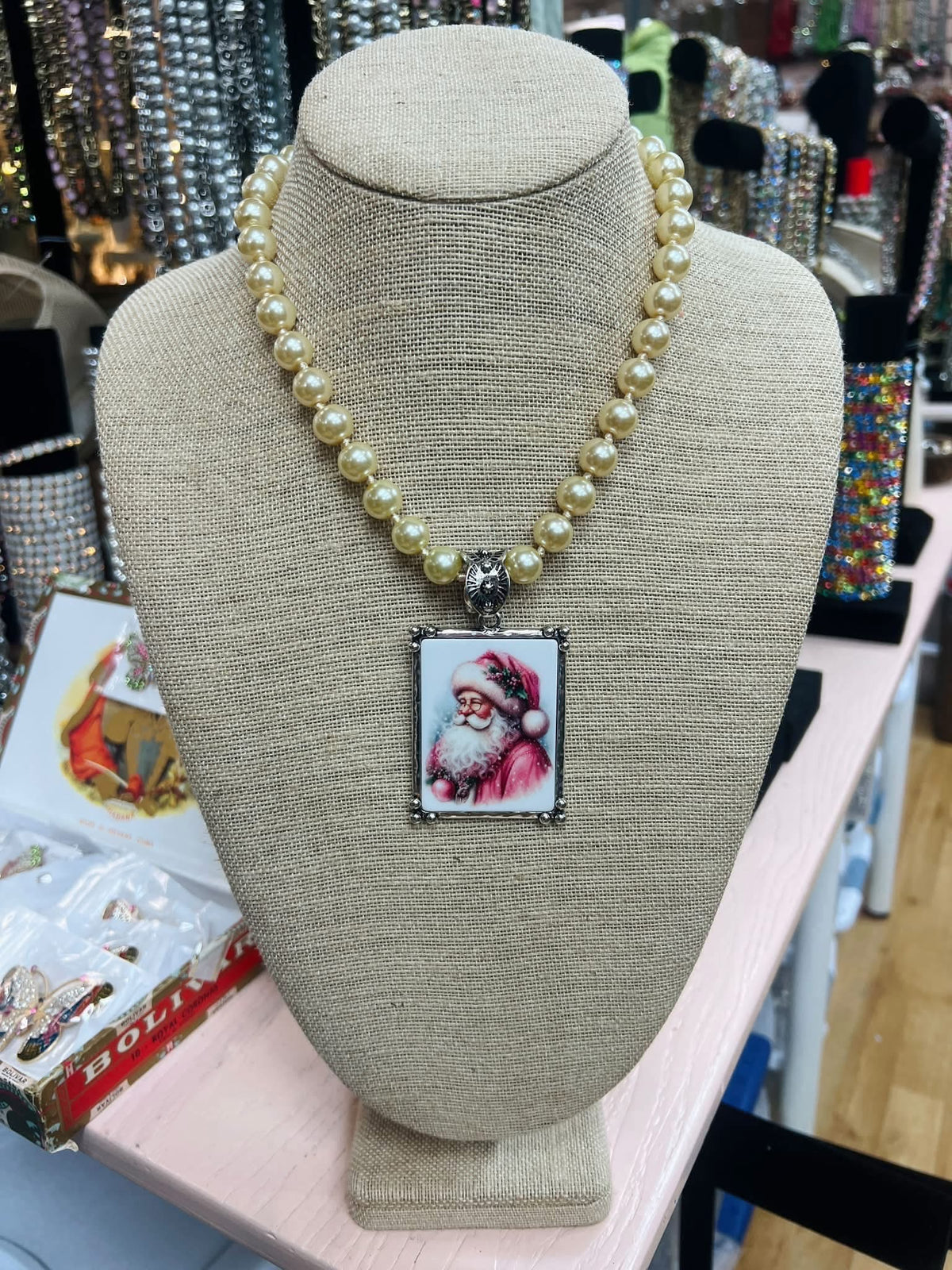 Santa Pearl Necklace