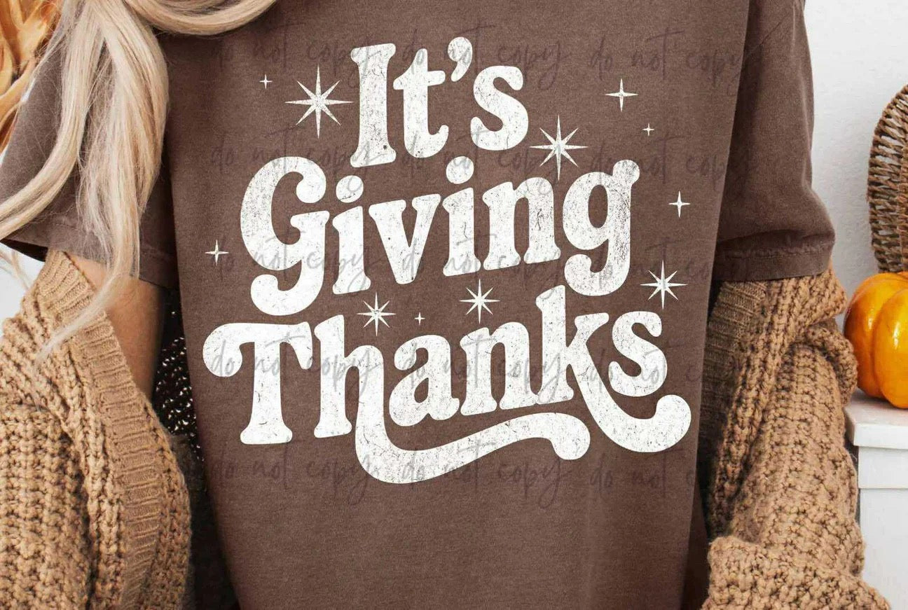 It’s Giving Thanks LONG Sleeve Comfort Colors