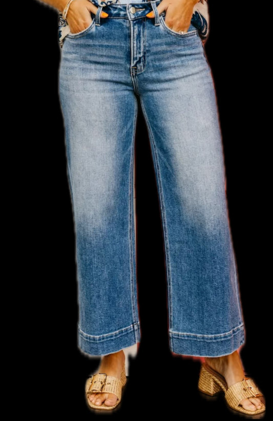 Flying Monkey -High Rise Crop Jean