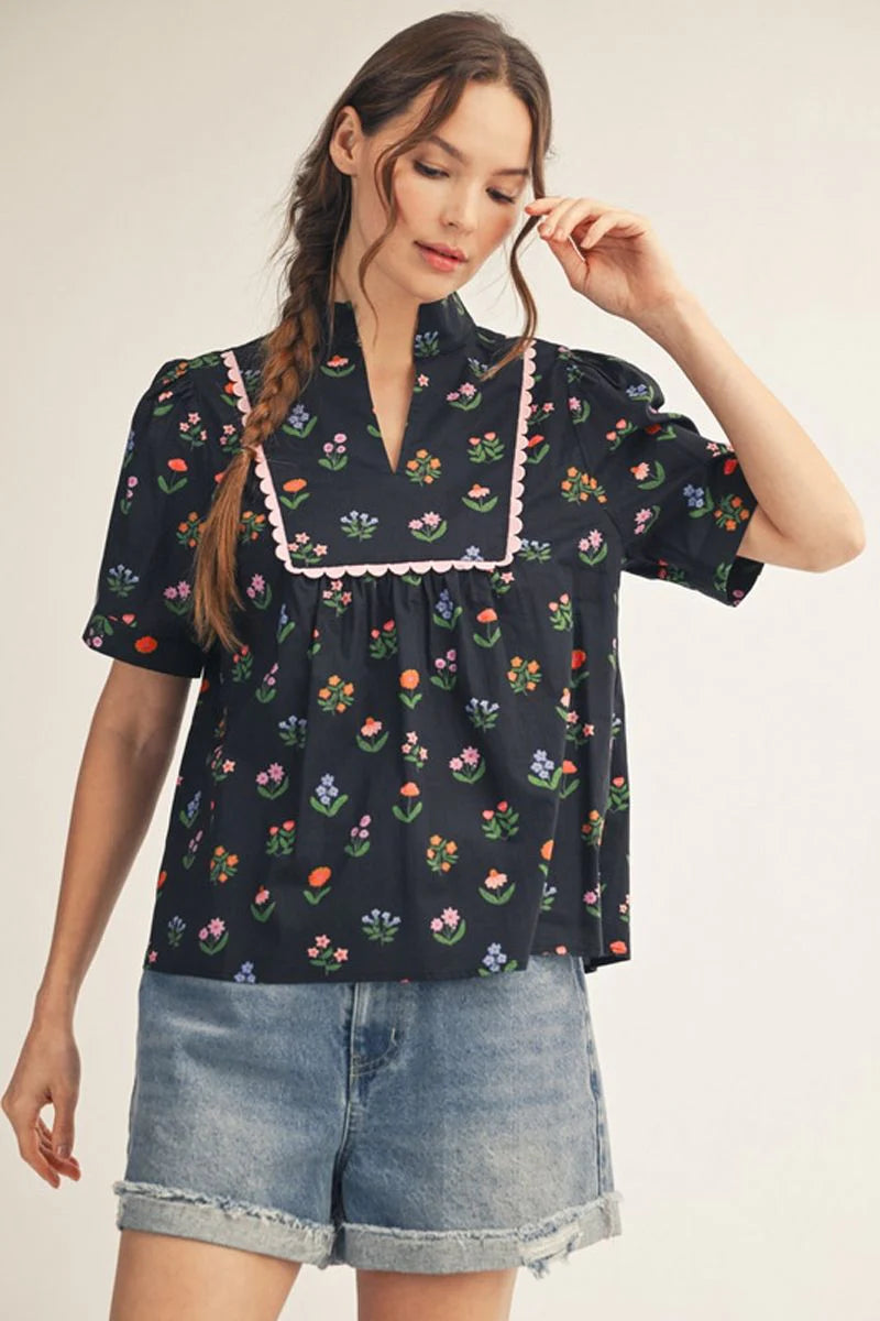 Black Floral Jodifl