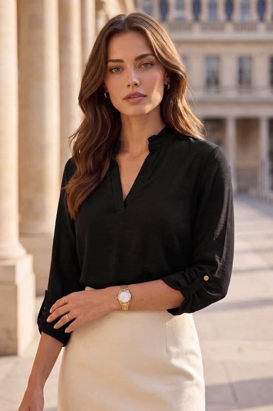 Dear Scarlett Black Lizzy Top