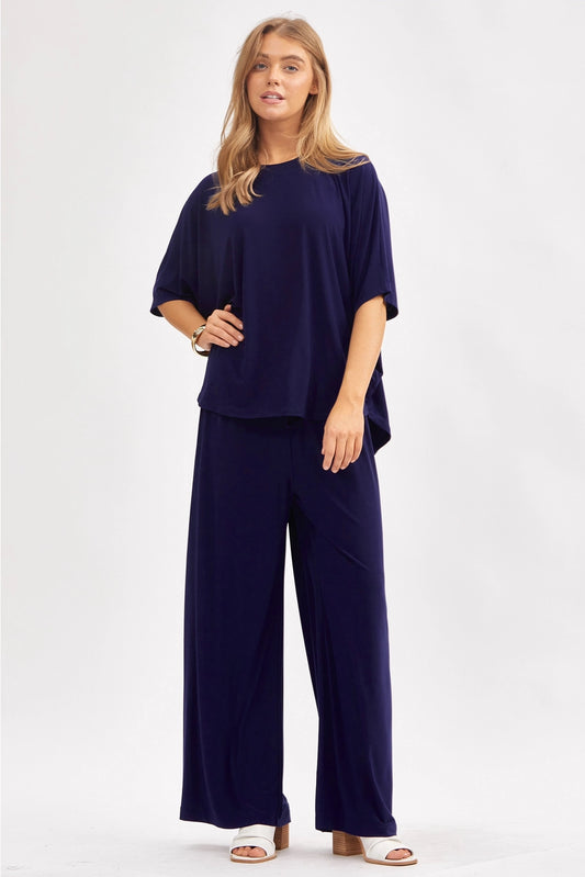 Dear Scarlett Wrinkle-Free Travel Set Navy-Plus