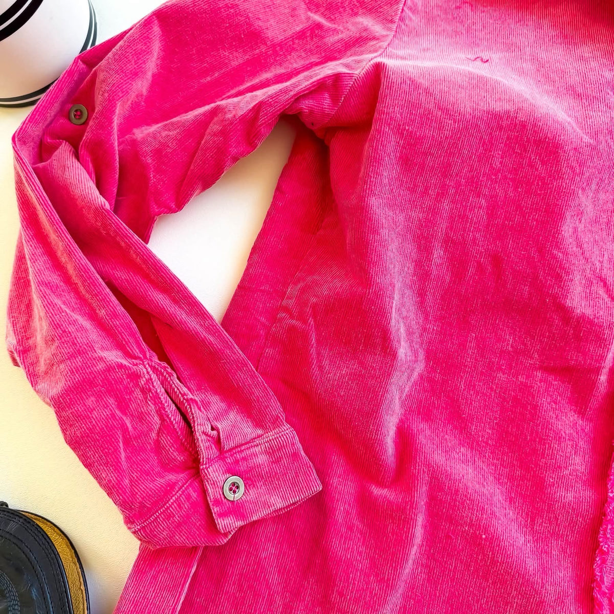 Umgee Pink Corduroy Shacket