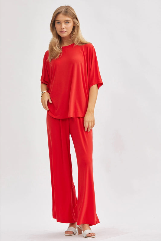 Dear Scarlett Wrinkle-Free Travel Set Red-Plus