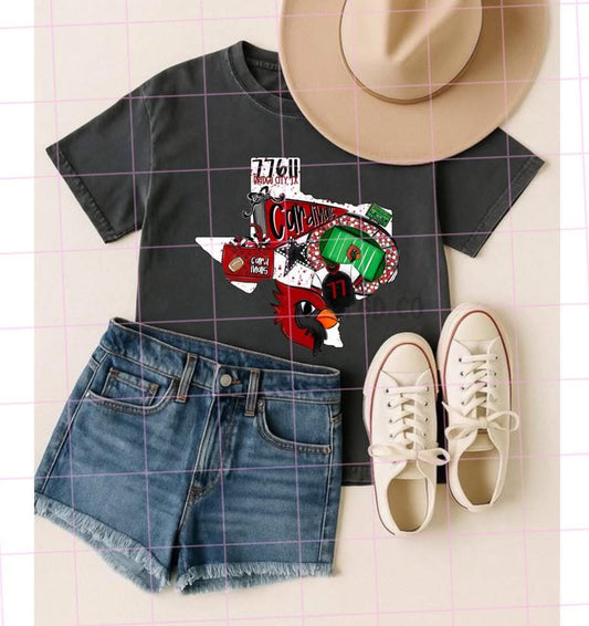 Adult Custom Cardinal Tee