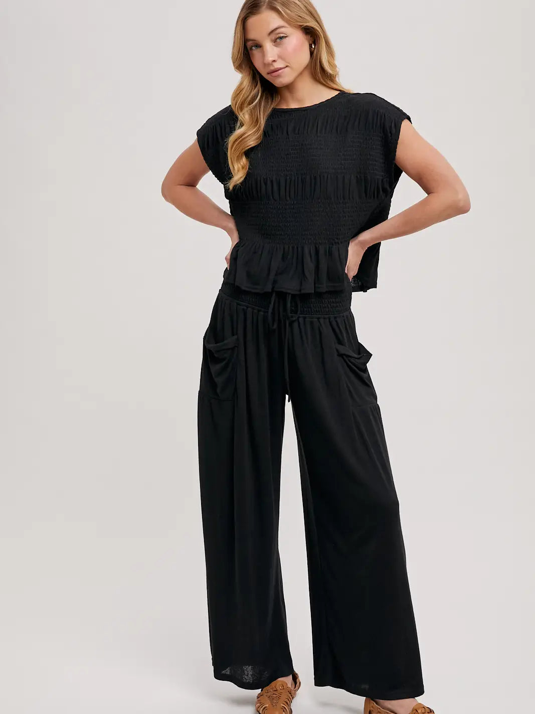 Blue Ivy Black Pant Set