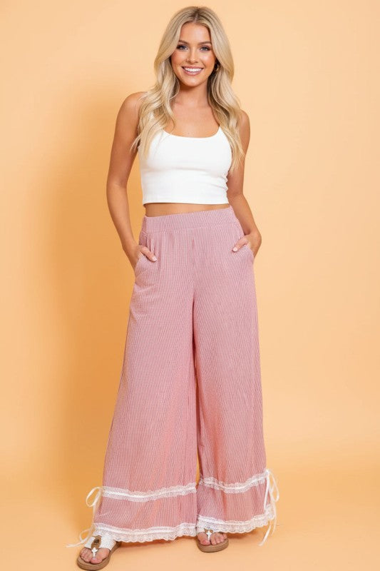 Preorder: Red Striped Pants