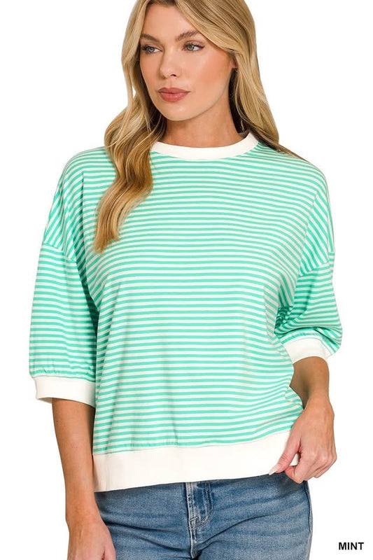 Mint Stripe with band