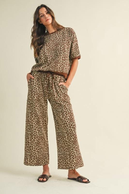 Leopard Pant Set