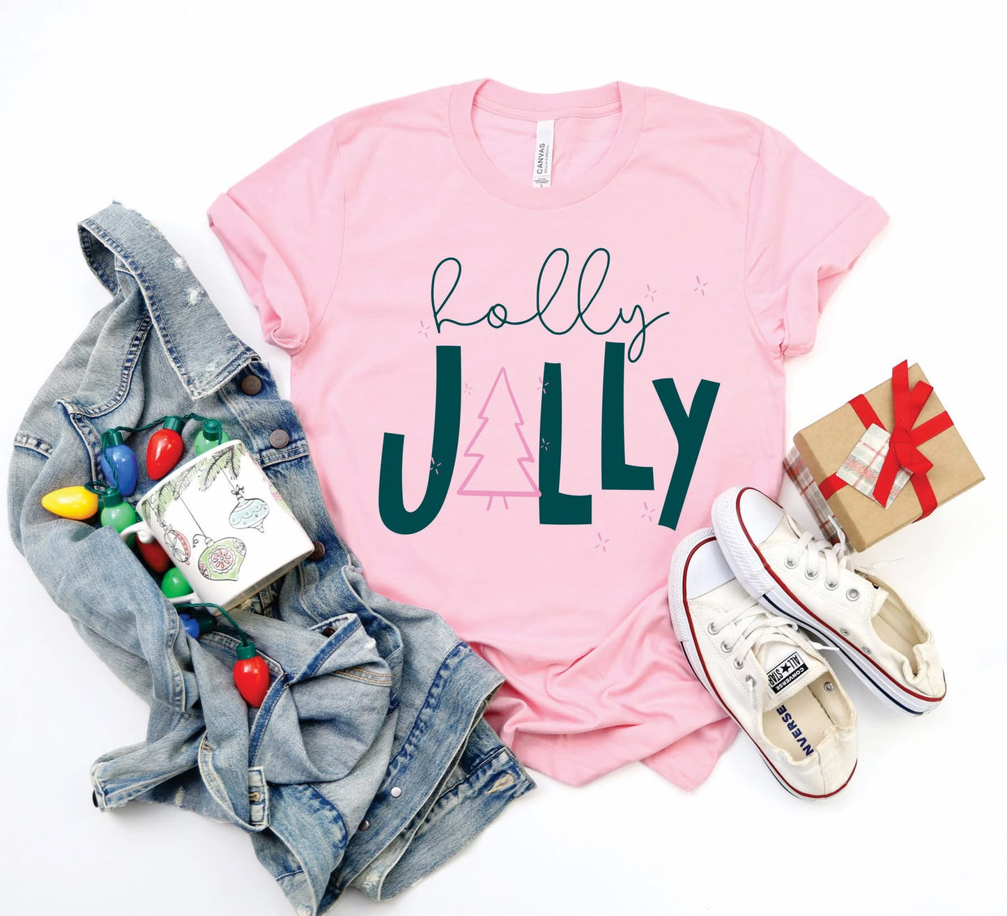 Holly Jolly Pink/Green