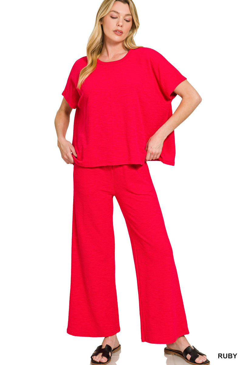 Preorder: Zenana Ruby Pant Set