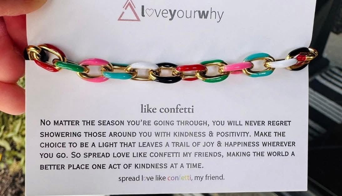 Love Your Why Chain Bracelet
