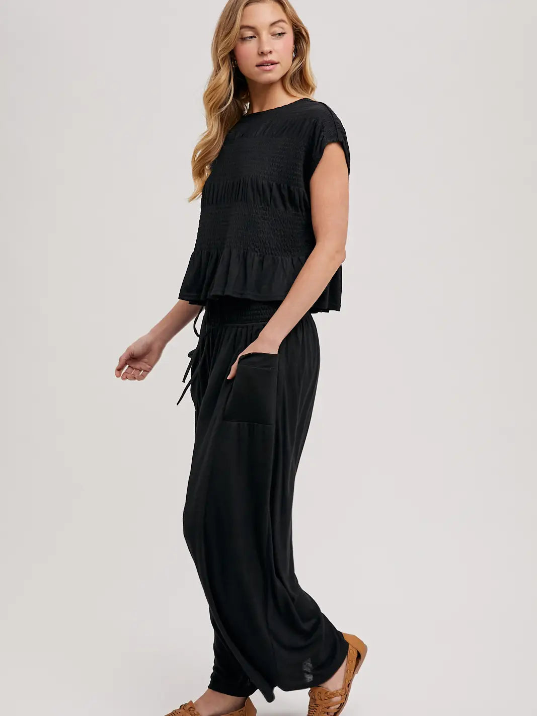 Blue Ivy Black Pant Set