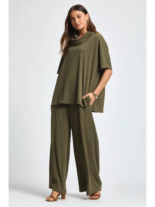 Olive Relaxed Pant Set