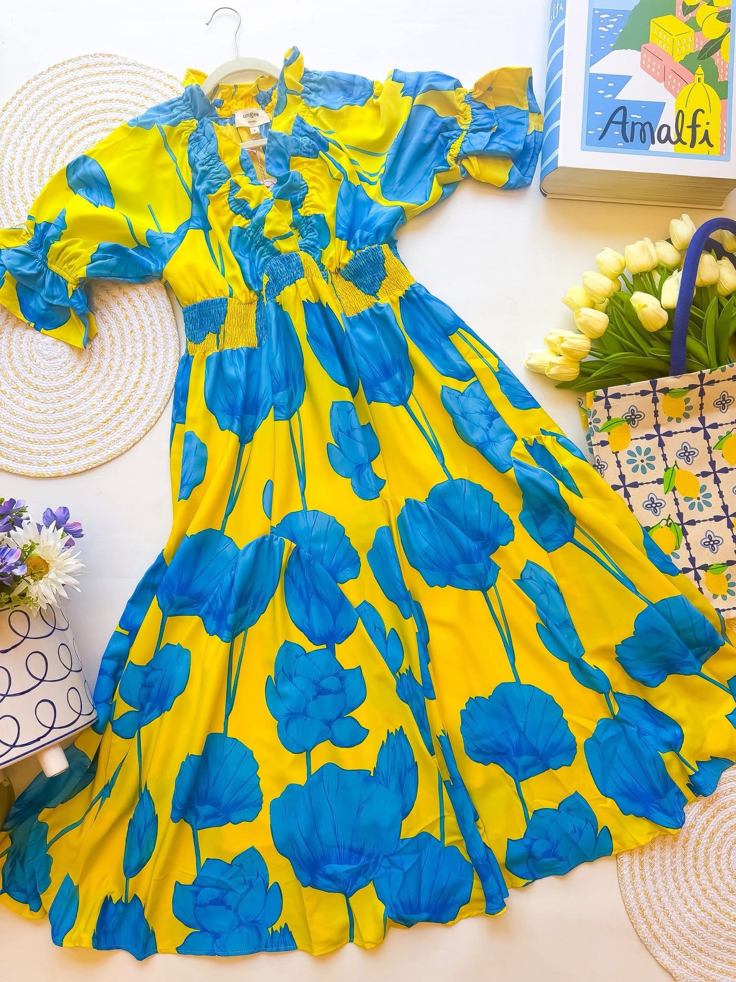 Umgee Yellow and Blue Maxi