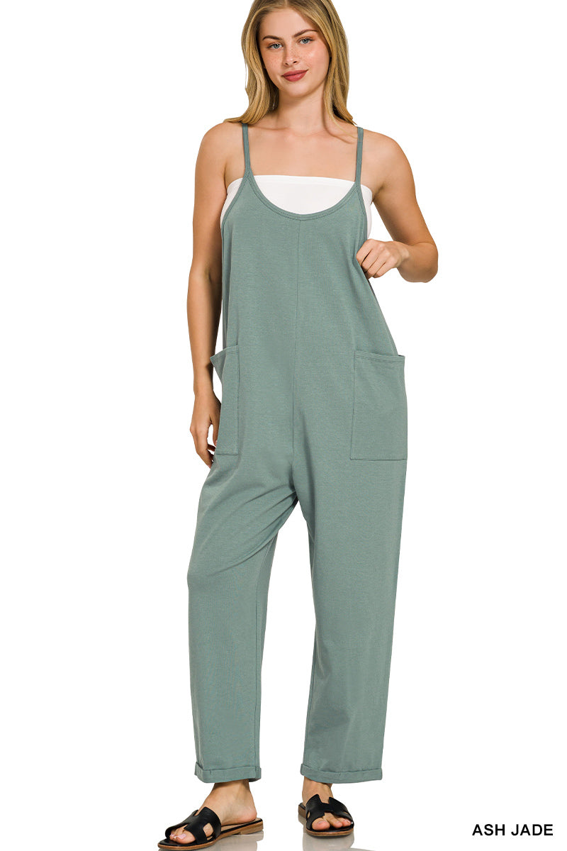 Zenana Ash Jade Overalls