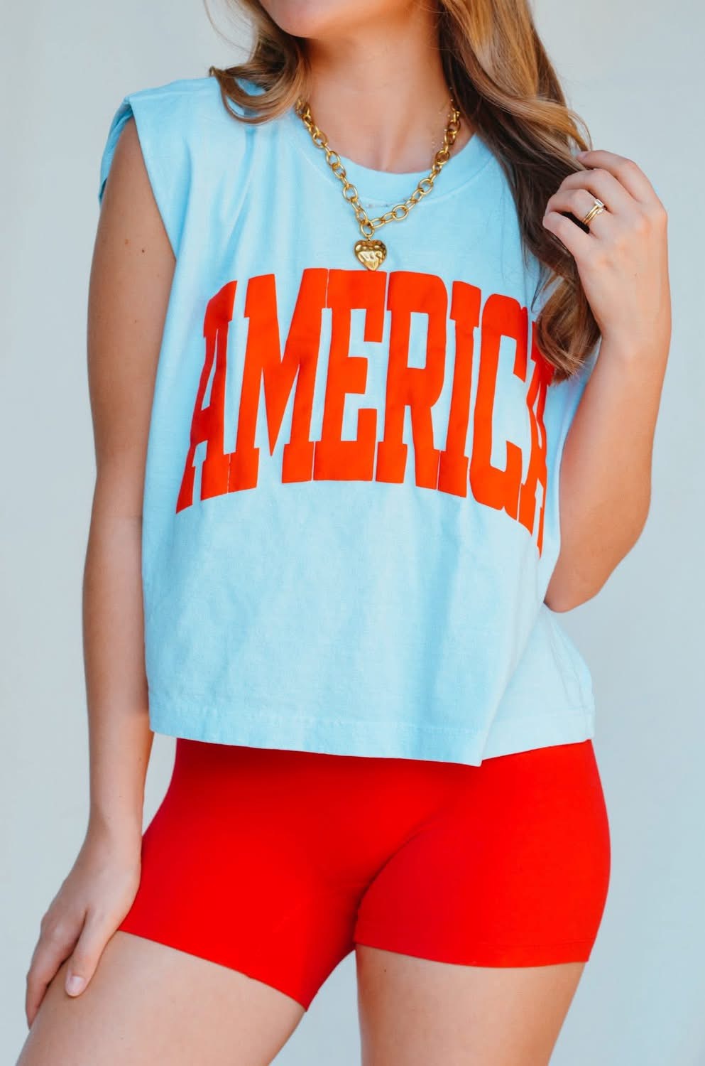 America Boxy Tee