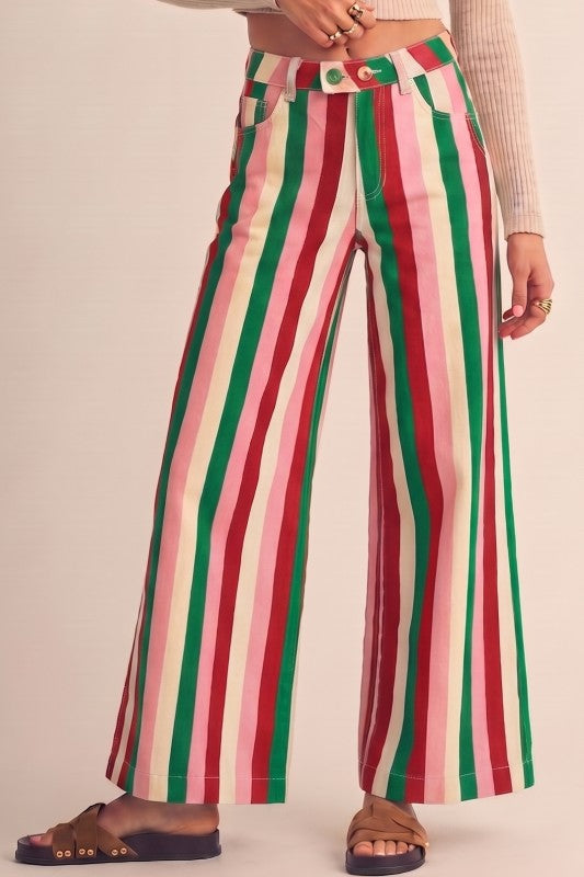 Preorder: Holiday Striped Pants—Arrives Early November
