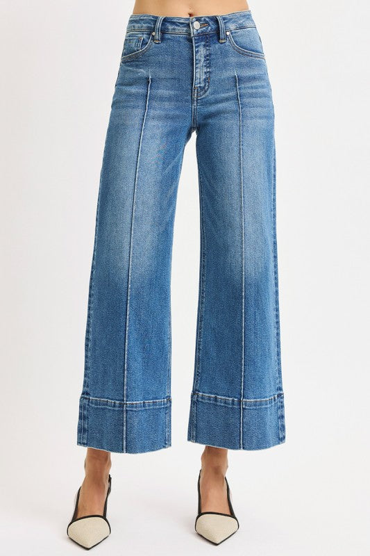 Risen Mid Rise Crop Jean