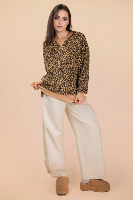Leopard Casual Top