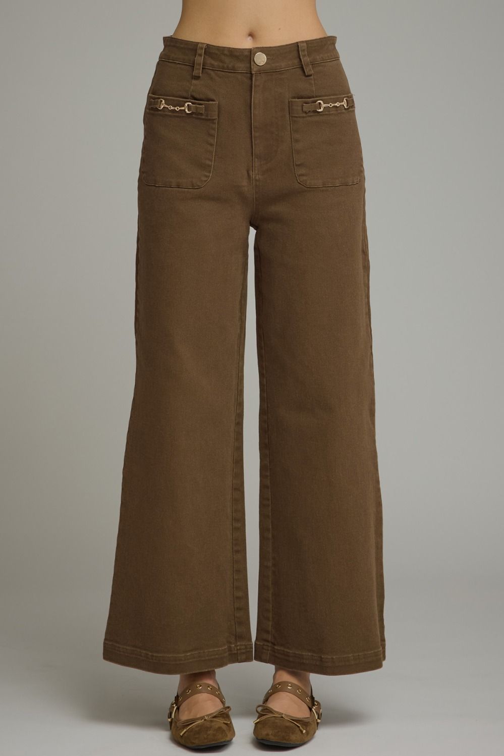 Entro Brown Denim Pants